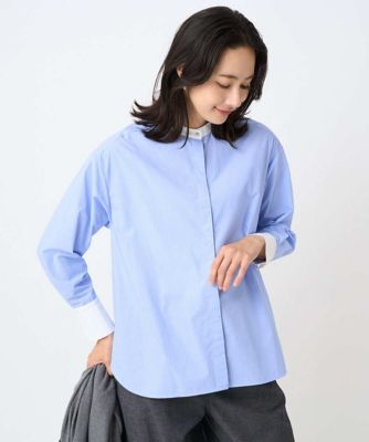 【美品＊トゥモローランド】コットンシルクサテン アートタックブラウス コットンシルクサテン アートタックブラウス | maison