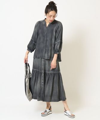 ライトデニムランタンスリーブブラウス | GEORGES RECH (Women