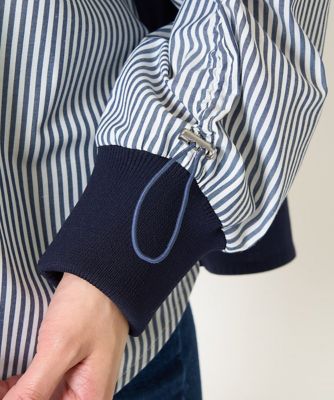 ストライプシャーリングブラウス | GEORGES RECH (Women)/ジョルジュ