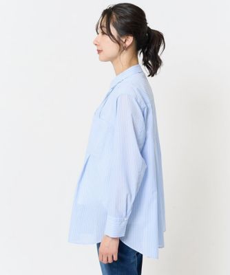［日本製］サンディーローンタックシャツブラウス