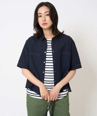 ［接触冷感／吸水速乾］サッカーシャドーギンガムシャツ