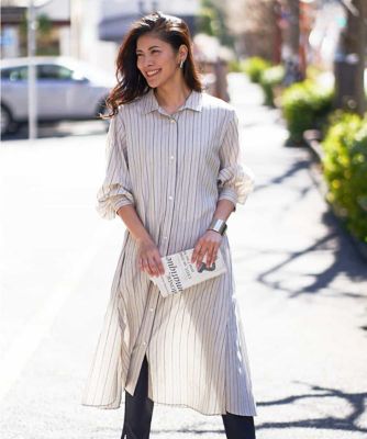 ストライプシャツワンピース 三越伊勢丹オンラインストア 公式