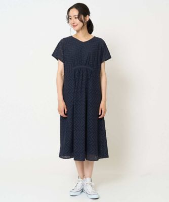 コットンエンブロイダリーワンピース