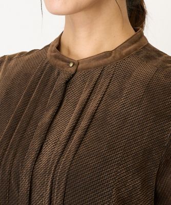 ジオメトリックフロッキーワンピース