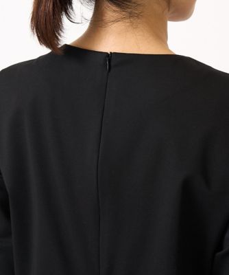 ［日本製］ダイヤカットジャガードドッキングワンピース