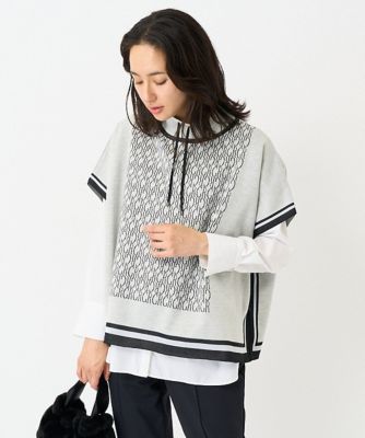 日本製］ロゴジャカードニットベスト | GEORGES RECH (Women
