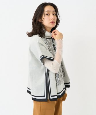 日本製］ロゴジャカードニットベスト | GEORGES RECH (Women