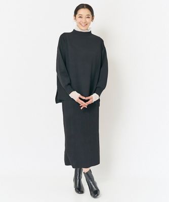 セットアップ対応］ダブルジャカードリラックスニット | GEORGES RECH