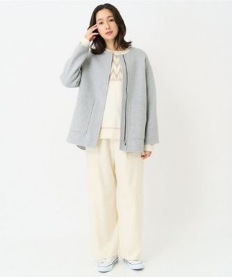 シャギーモールジャガードニット