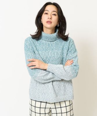 ＜GEORGES RECH　(Women)＞メランジヘアリースラブヤーンニット