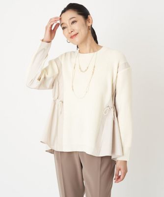 ES RECH / ジョルジュ・レッシュ ドロストギャザードッキングニット ドロストギャザードッキングニット | GEORGES RECH (Women