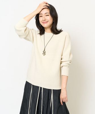 ［日本製］ホールガーメントガーター編みラメニット