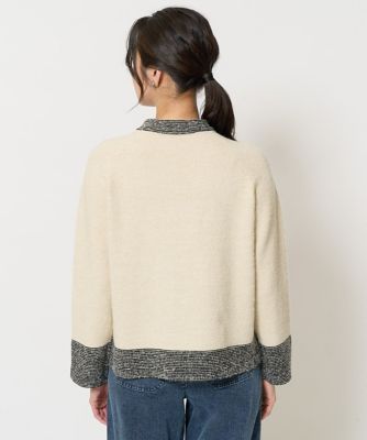 シャイニーブークレニットプルオーバー | GEORGES RECH (Women