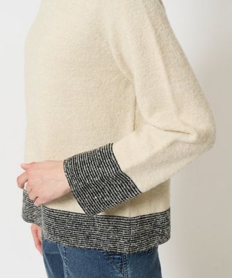 シャイニーブークレニットプルオーバー | GEORGES RECH (Women