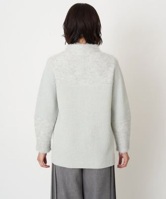 ヘアリーブークレヤーンボトルネックニット ヘアリーブークレヤーンボトルネックニット | GEORGES RECH