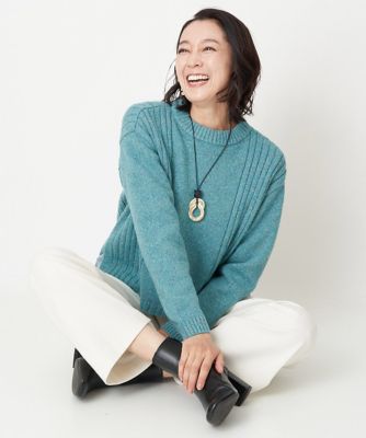 ＜GEORGES RECH　(Women)＞［２点セット］レイヤードニットプルオーバー