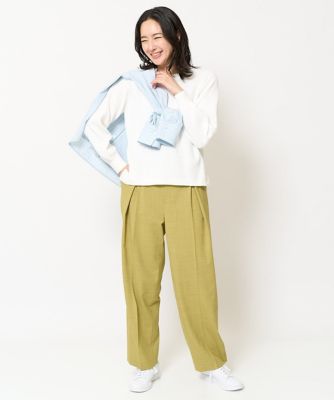ブークレジャガードタックスリーブニット