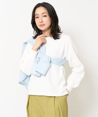 ブークレジャガードタックスリーブニット