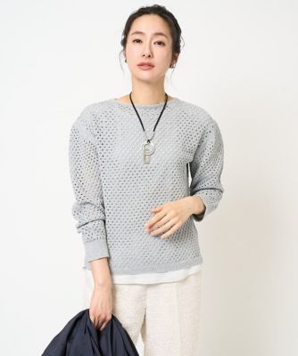 日本製］ホールガーメントラメリリーニット | GEORGES RECH (Women