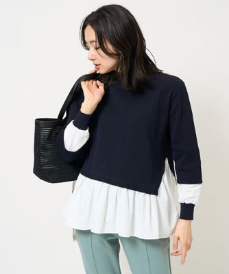タフタコンビアシンメトリーニット