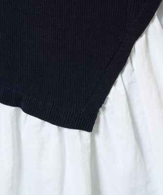 タフタコンビアシンメトリーニット