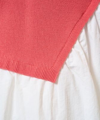 タフタコンビアシンメトリーニット
