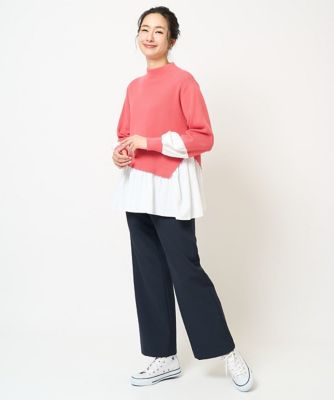 タフタコンビアシンメトリーニット