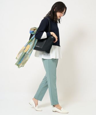 タフタコンビアシンメトリーニット