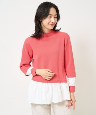 タフタコンビアシンメトリーニット