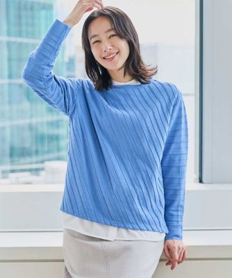 ケーブル柄ニットプルオーバー | GEORGES RECH (Women)/ジョルジュ