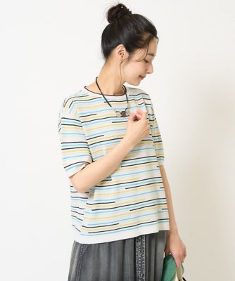 カラフルボーダージャガードニット | GEORGES RECH (Women)/ジョルジュ