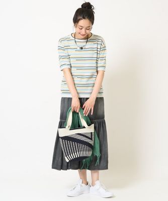 カラフルボーダージャガードニット | GEORGES RECH (Women