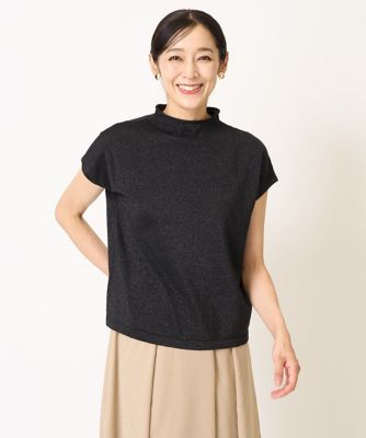 ＜GEORGES RECH　(Women)＞［アンサンブル対応］スパークラメニットプルオーバー
