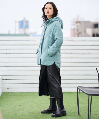 フェイクレザーランダムタックスカート | GEORGES RECH (Women