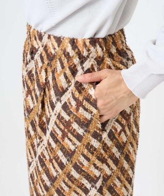 ジョルジュ・レッシュ（ES RECH）/[日本製]フェザーナロータイトチェックスカート 日本製］フェザーナロータイトチェックスカート | GEORGES RECH (Women