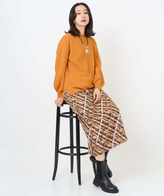 日本製］フェザーナロータイトチェックスカート | GEORGES RECH (Women