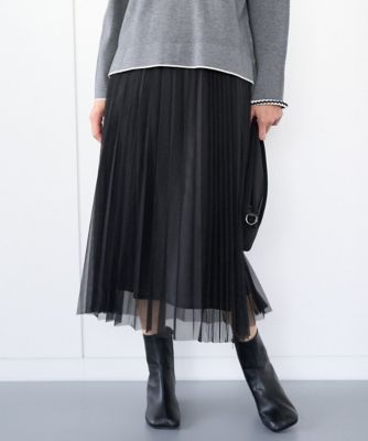 日本製］アコーディオンシアープリーツスカート | GEORGES RECH (Women