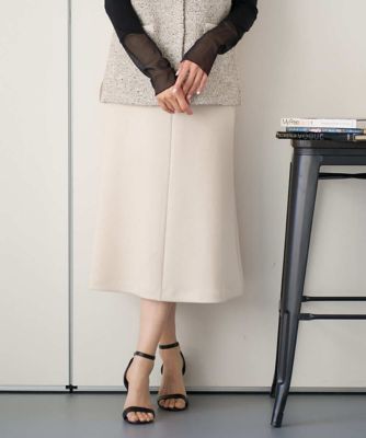 ＜GEORGES RECH　(Women)＞［セットアップ対応］ダンボールジャージーフレアスカート