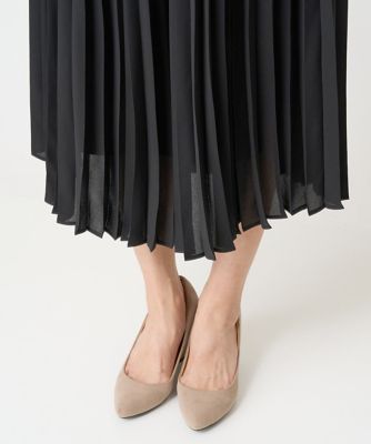 アコーディオンシフォンプリーツスカート