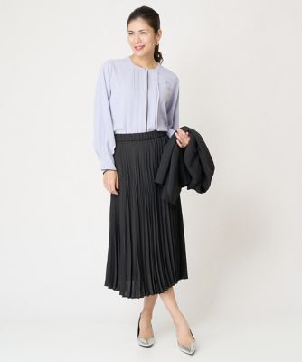 アコーディオンシフォンプリーツスカート