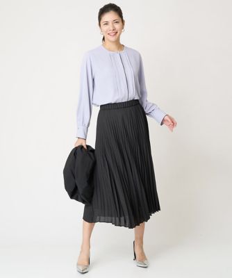 アコーディオンシフォンプリーツスカート