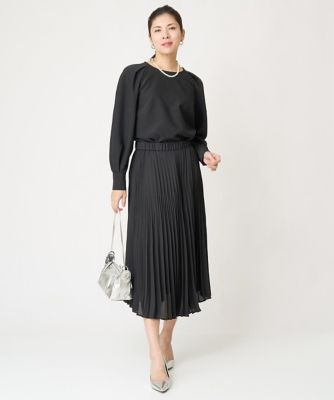 アコーディオンシフォンプリーツスカート