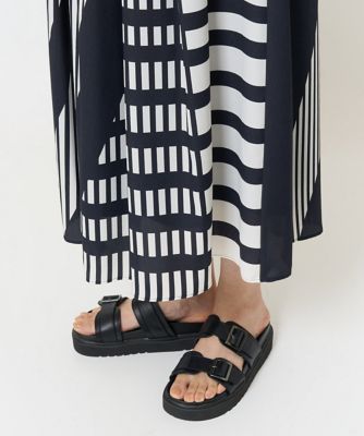 幾何プリントタックフレアスカート | GEORGES RECH (Women)/ジョルジュ