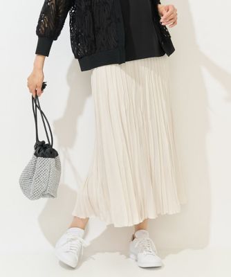 ジョルジュ・レッシュ（ES RECH）/[日本製]シアーランダムプリーツスカート 日本製］シアーランダムプリーツスカート | GEORGES RECH (Women