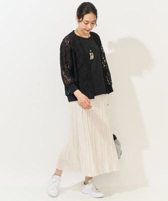 ジョルジュ・レッシュ（ES RECH）/[日本製]シアーランダムプリーツスカート 日本製］シアーランダムプリーツスカート | GEORGES RECH (Women