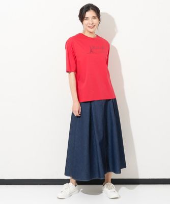 ［セットアップ対応］ハイウエストＡライン６ｏｚデニムスカート