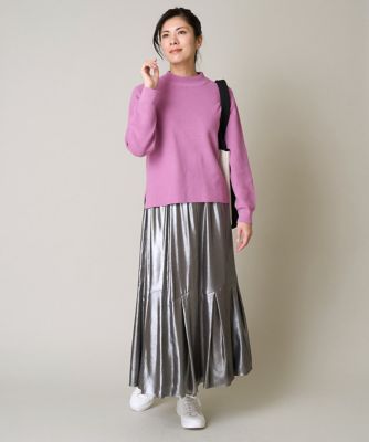 ［日本製］フォイルティアードスカート