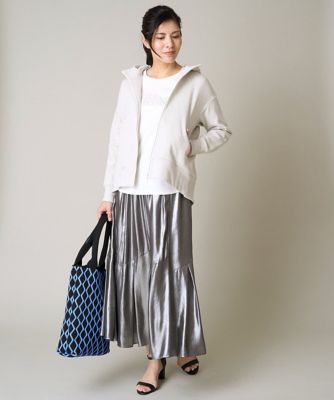 ［日本製］フォイルティアードスカート