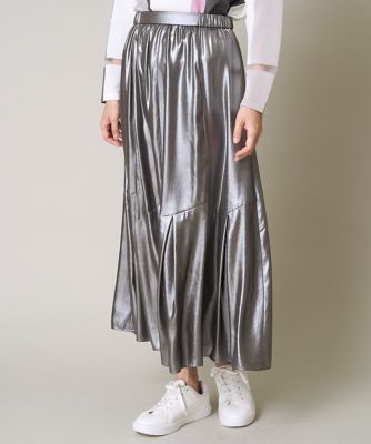 ［日本製］フォイルティアードスカート