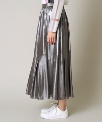 ［日本製］フォイルティアードスカート